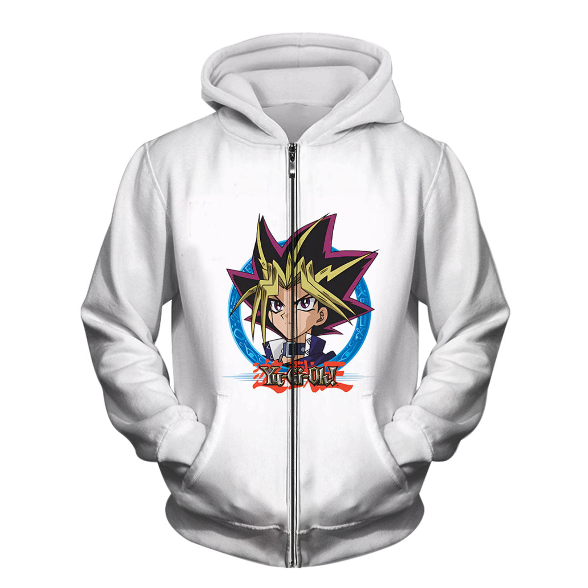Yugioh Yugi Muto Portrait With Blue Highlights Anime Apparel