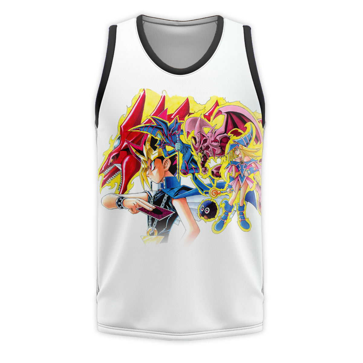 Yugioh Yugi Muto Summoning Red And Blue Monsters Anime Apparel