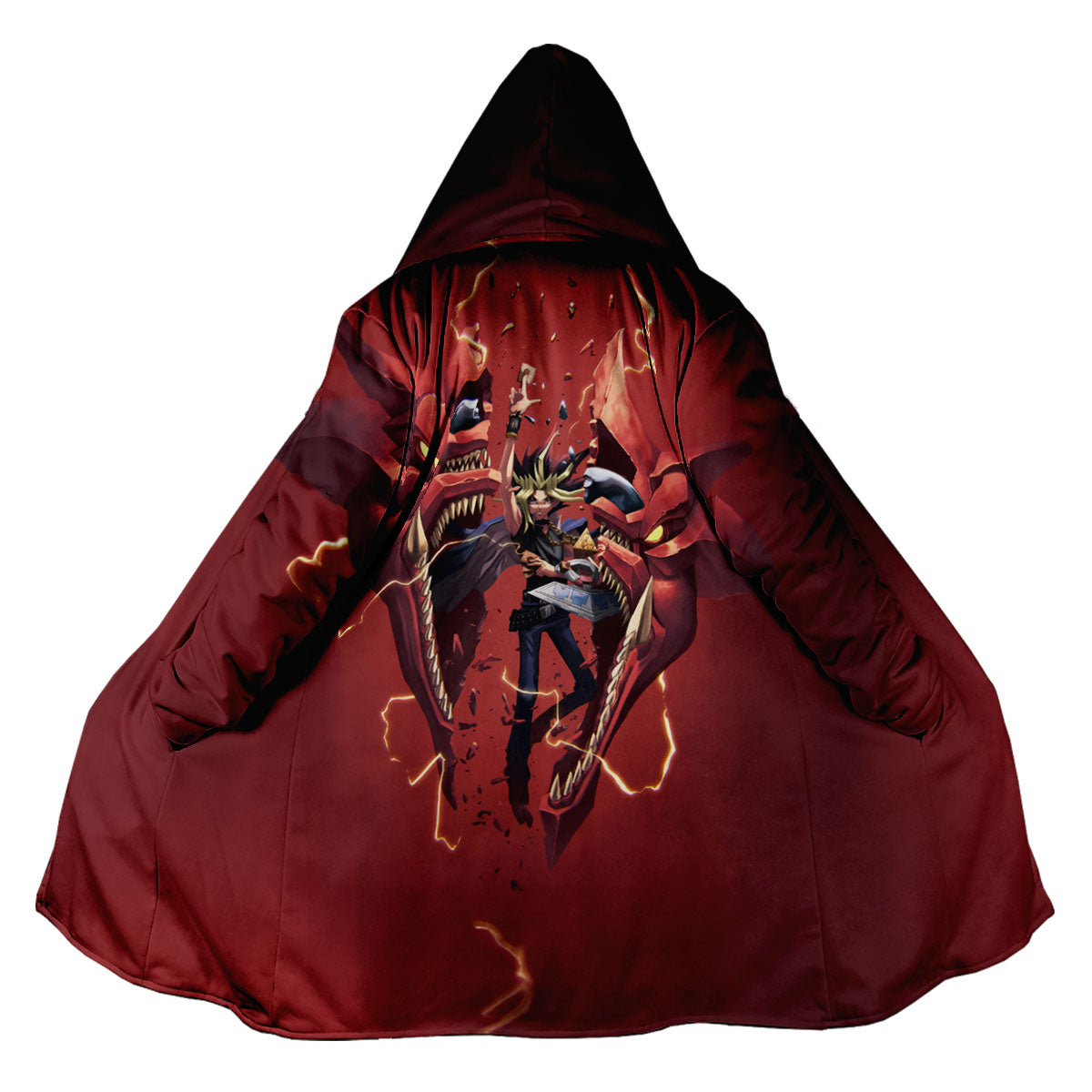 Yugioh Yugi Muto With Cracked Slifer The Sky Dragon Anime Apparel