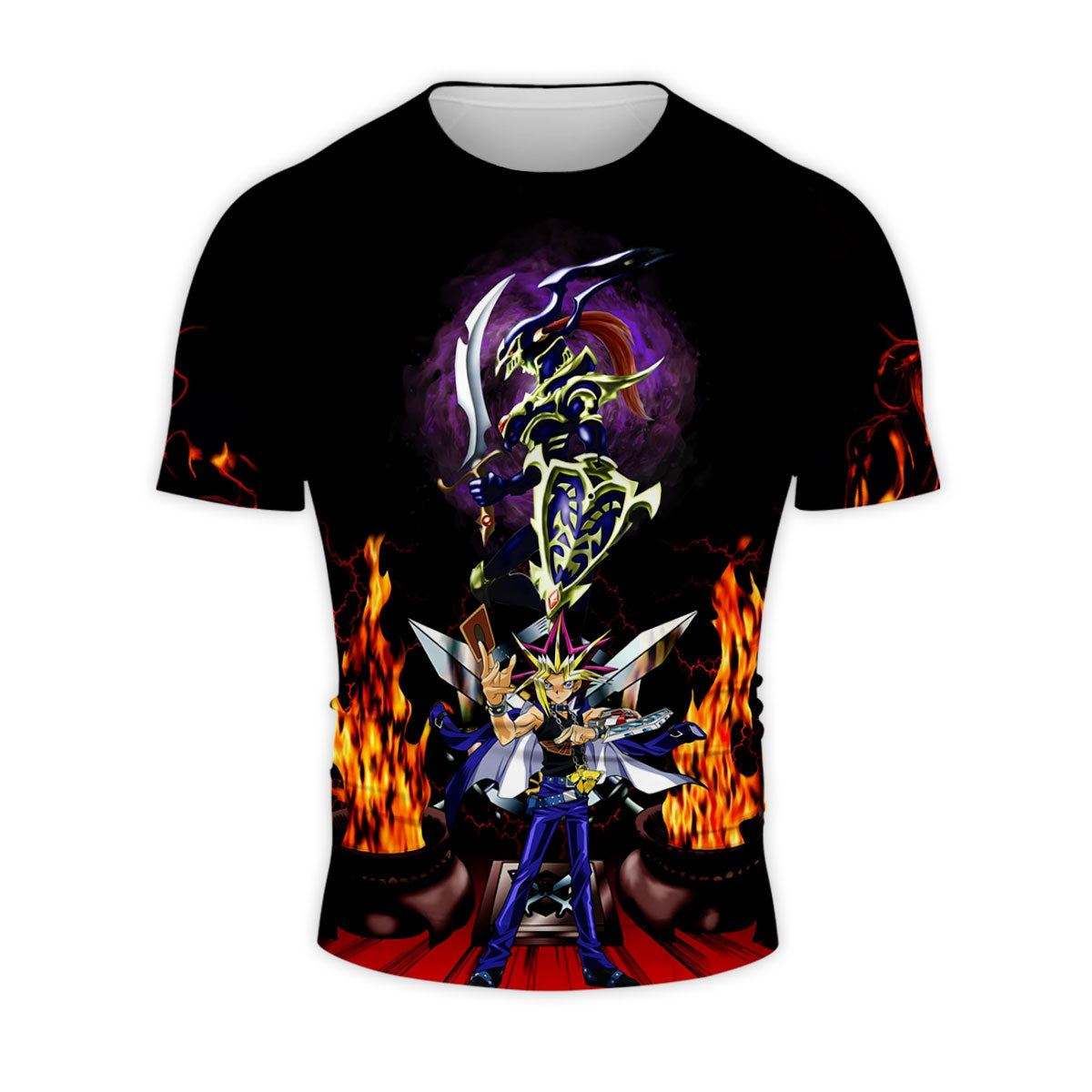 Yugioh Yugi Muto With Dragon Empowerment Fusion Stance Anime Apparel