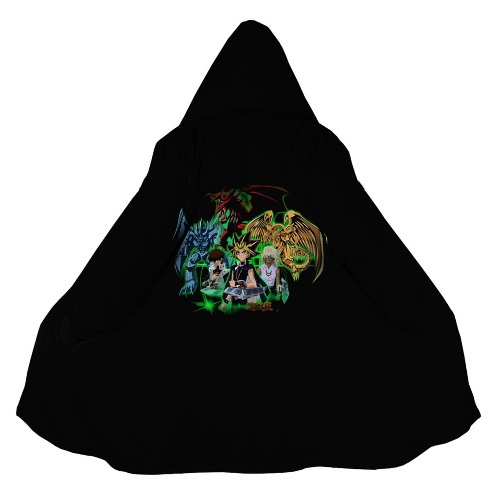 Yugioh Yugi Muto With Green Monster In Duel Stance Anime Apparel