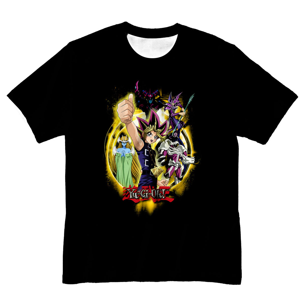Yugioh Yugi Muto With Yellow Kuriboh Monster Anime Apparel