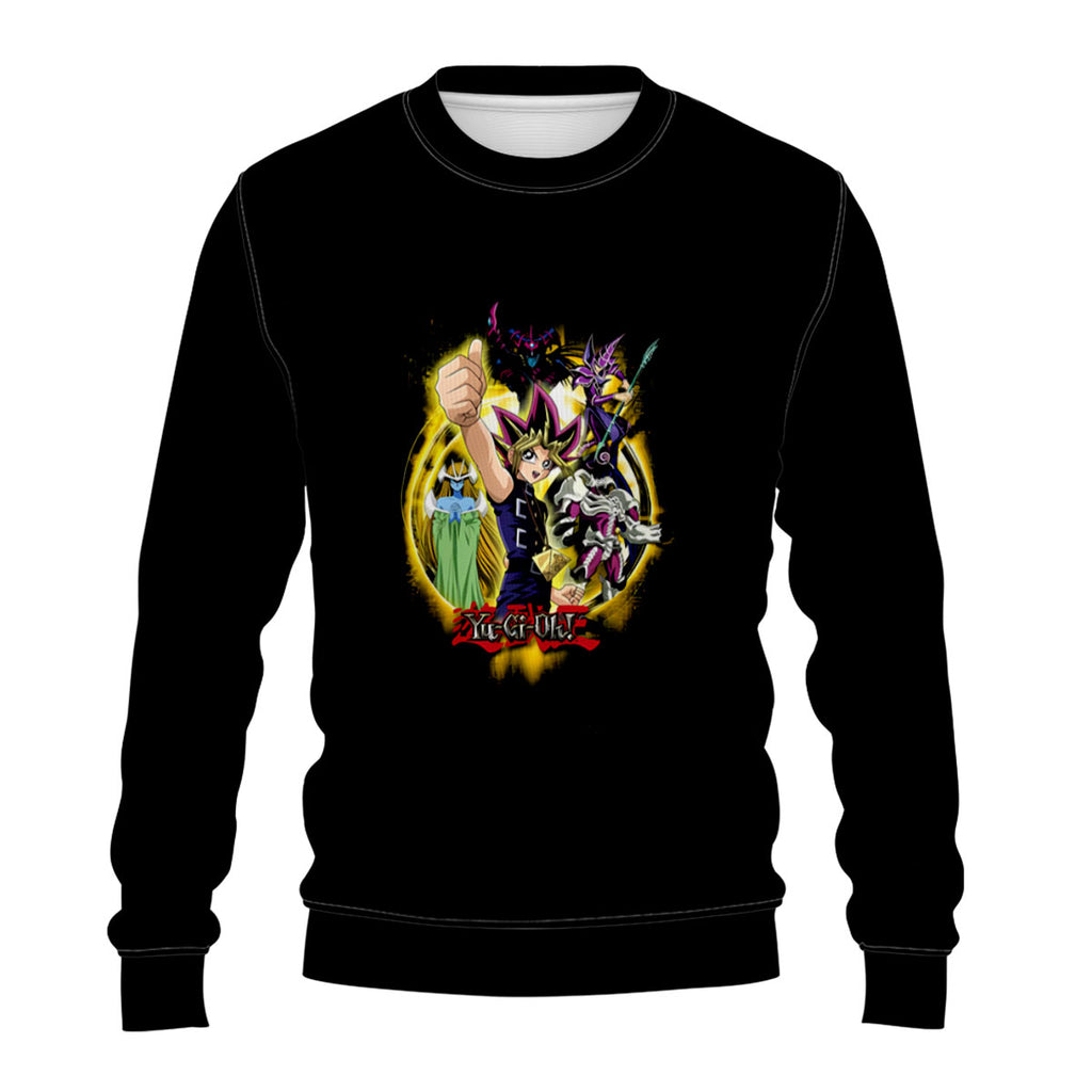 Yugioh Yugi Muto With Yellow Monster In Battle Anime Apparel