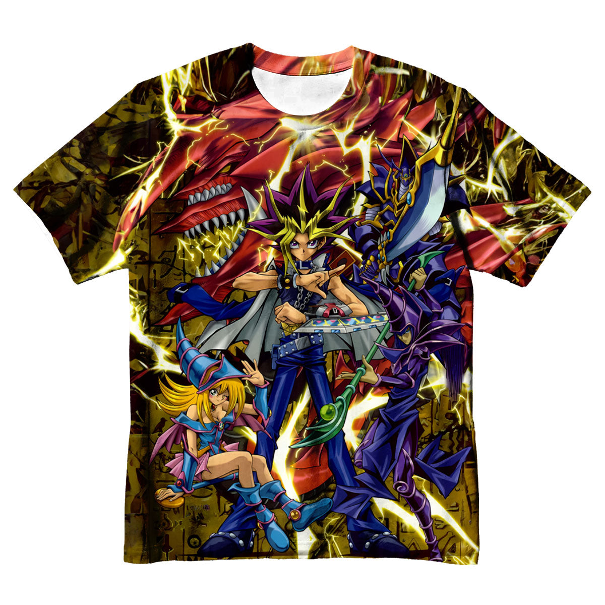 Yugioh Yugi Mutou And Yellow Monster Anime Apparel