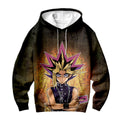 Yugioh Yugi Mutou Holding Dark Card Before Stele Anime Apparel