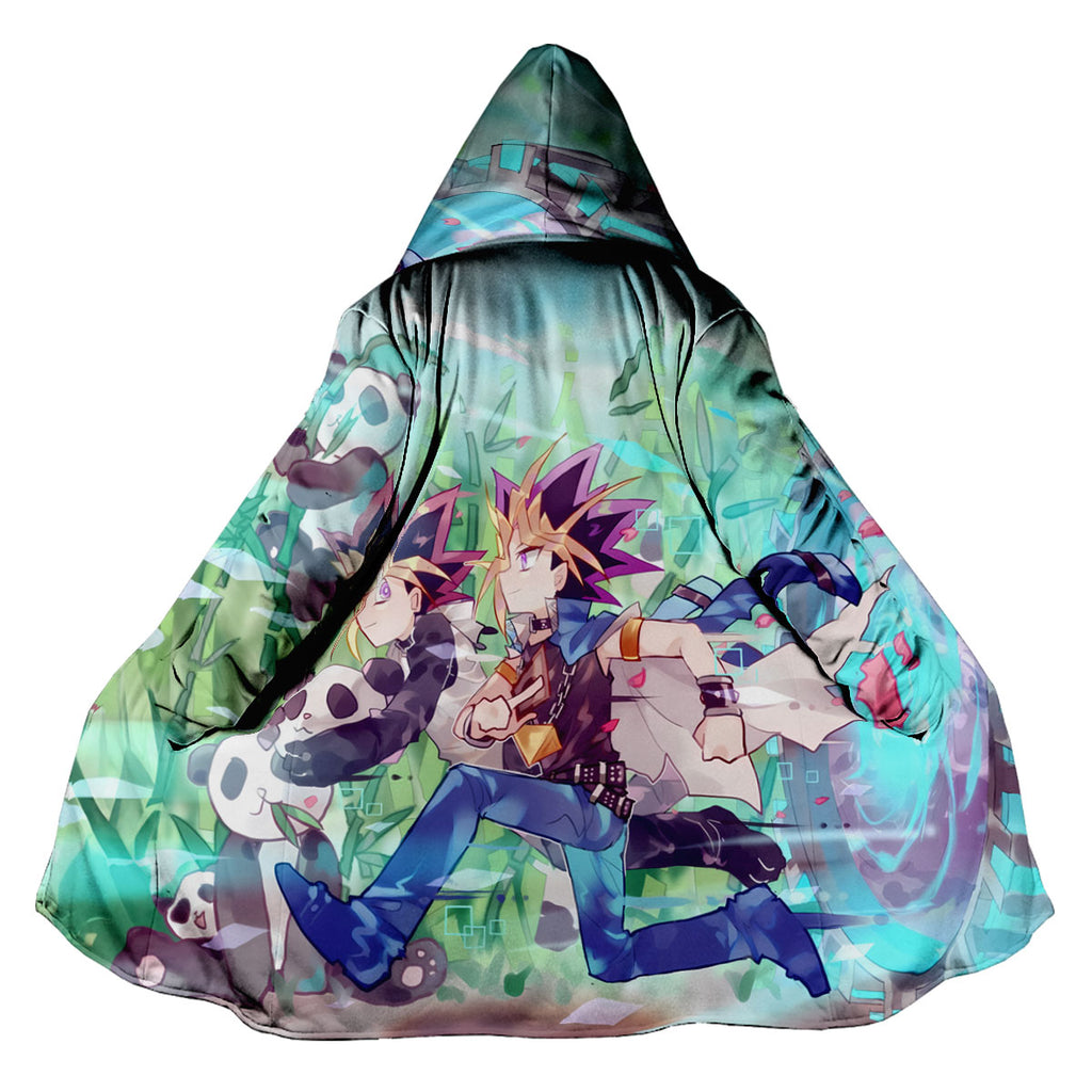 Yugioh Yugi Mutou Running With Green Panda Yugioh Anime Apparel
