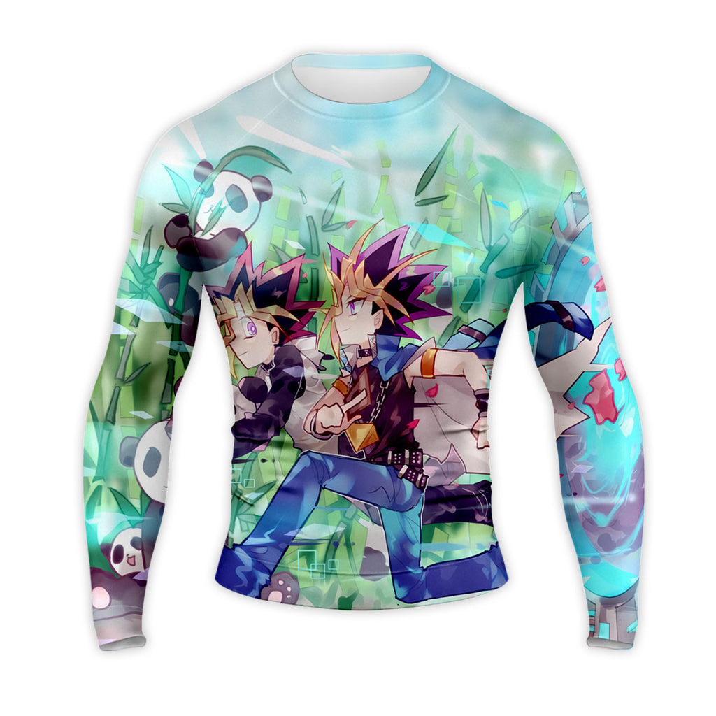 Yugioh Yugi Mutou Running With Green Panda Yugioh Anime Apparel