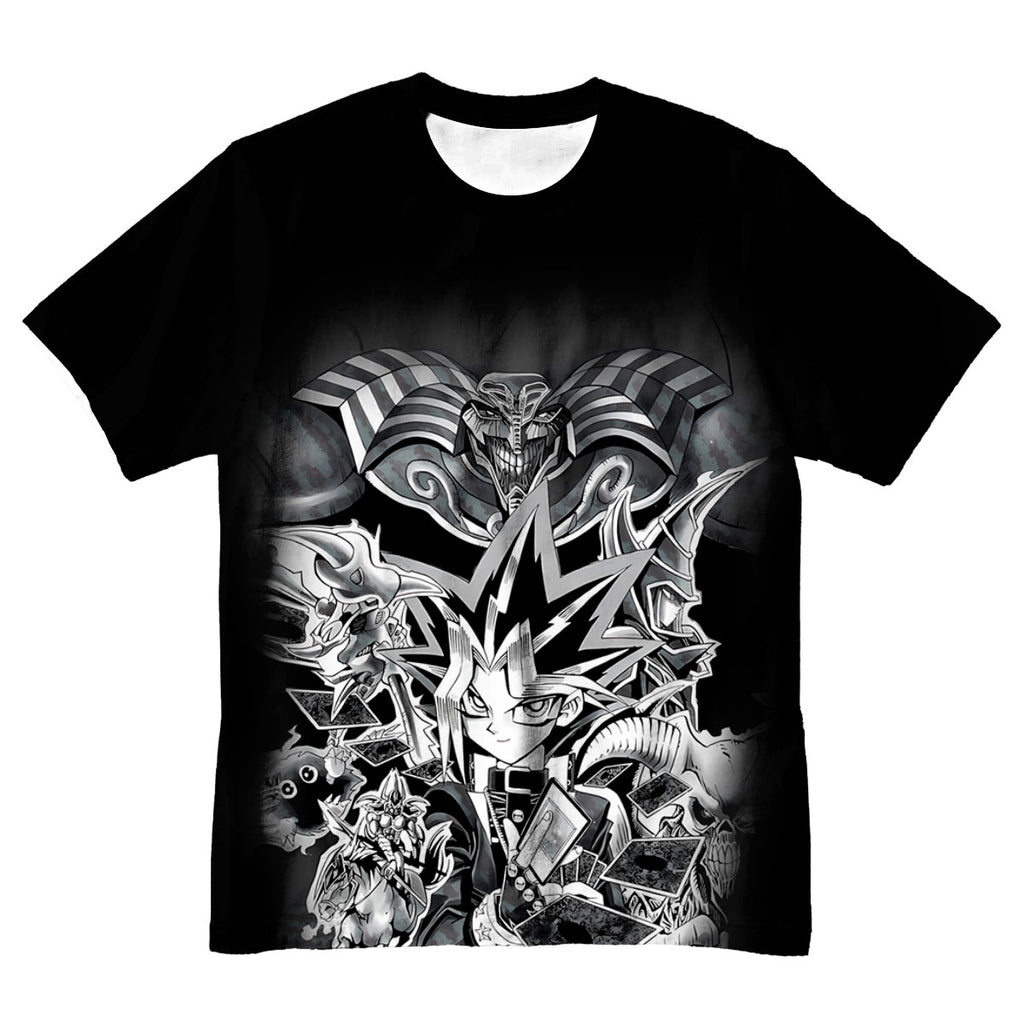 Yugioh Yugi Mutou Surrounded By Black White Monsters Yugioh Anime Apparel