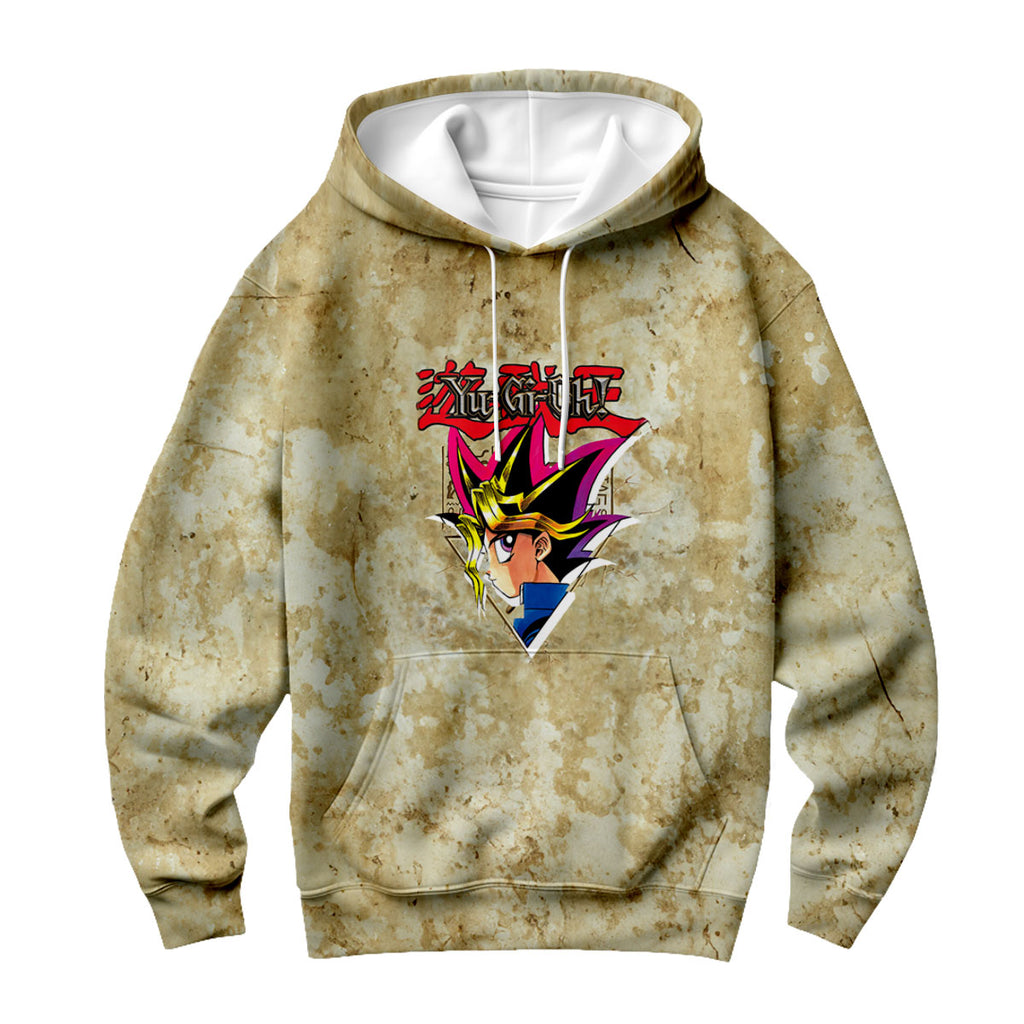 Yugioh Yugi Mutou Viewing Brown Card Data Anime Apparel