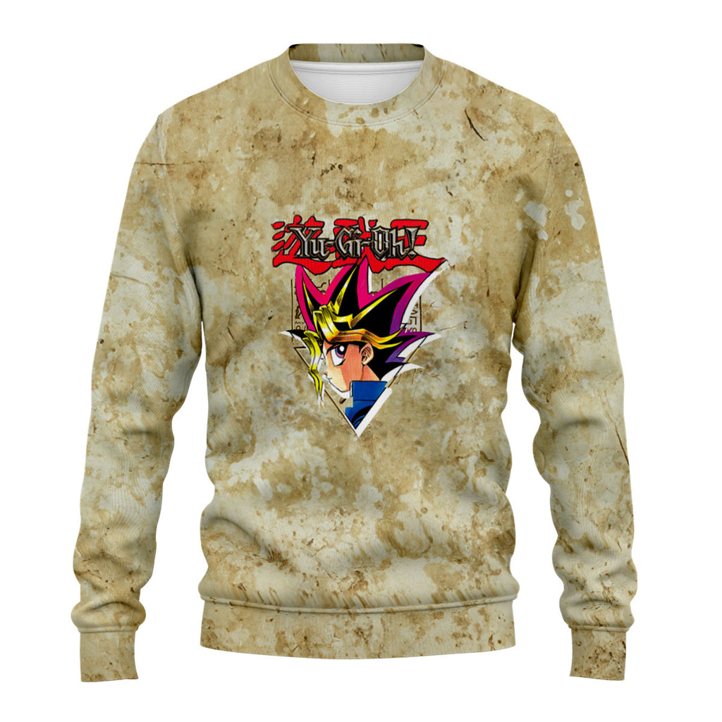 Yugioh Yugi Mutou Viewing Brown Card Data Anime Apparel