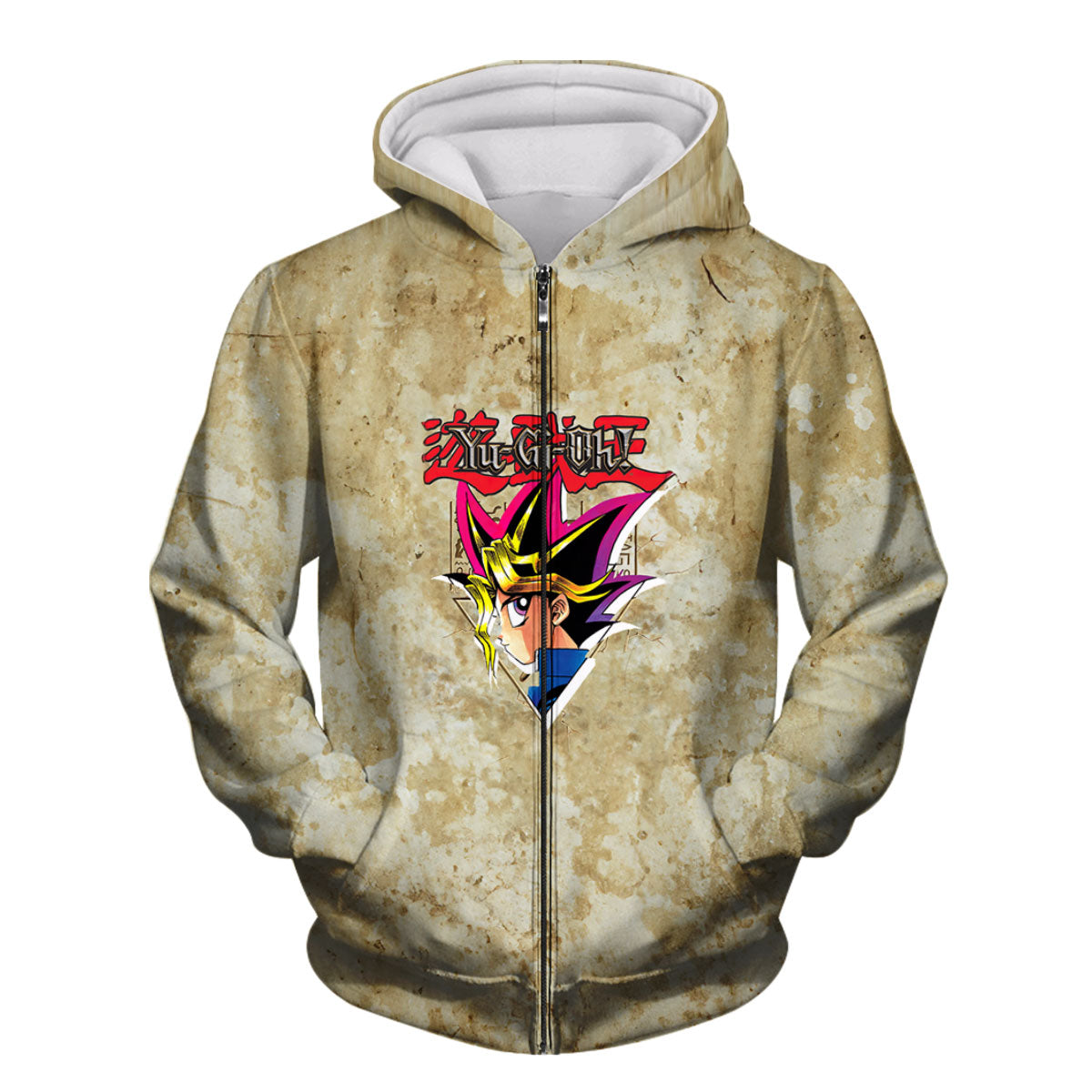 Yugioh Yugi Mutou Viewing Brown Card Data Anime Apparel