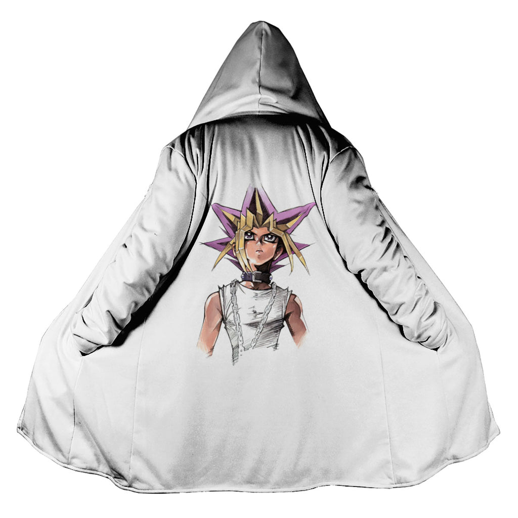 Yugioh Yugi Mutou White Portrait Illustration Anime Apparel