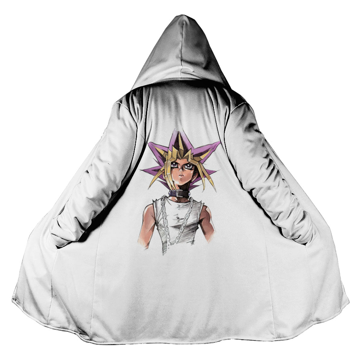 Yugioh Yugi Mutou White Portrait Illustration Anime Apparel
