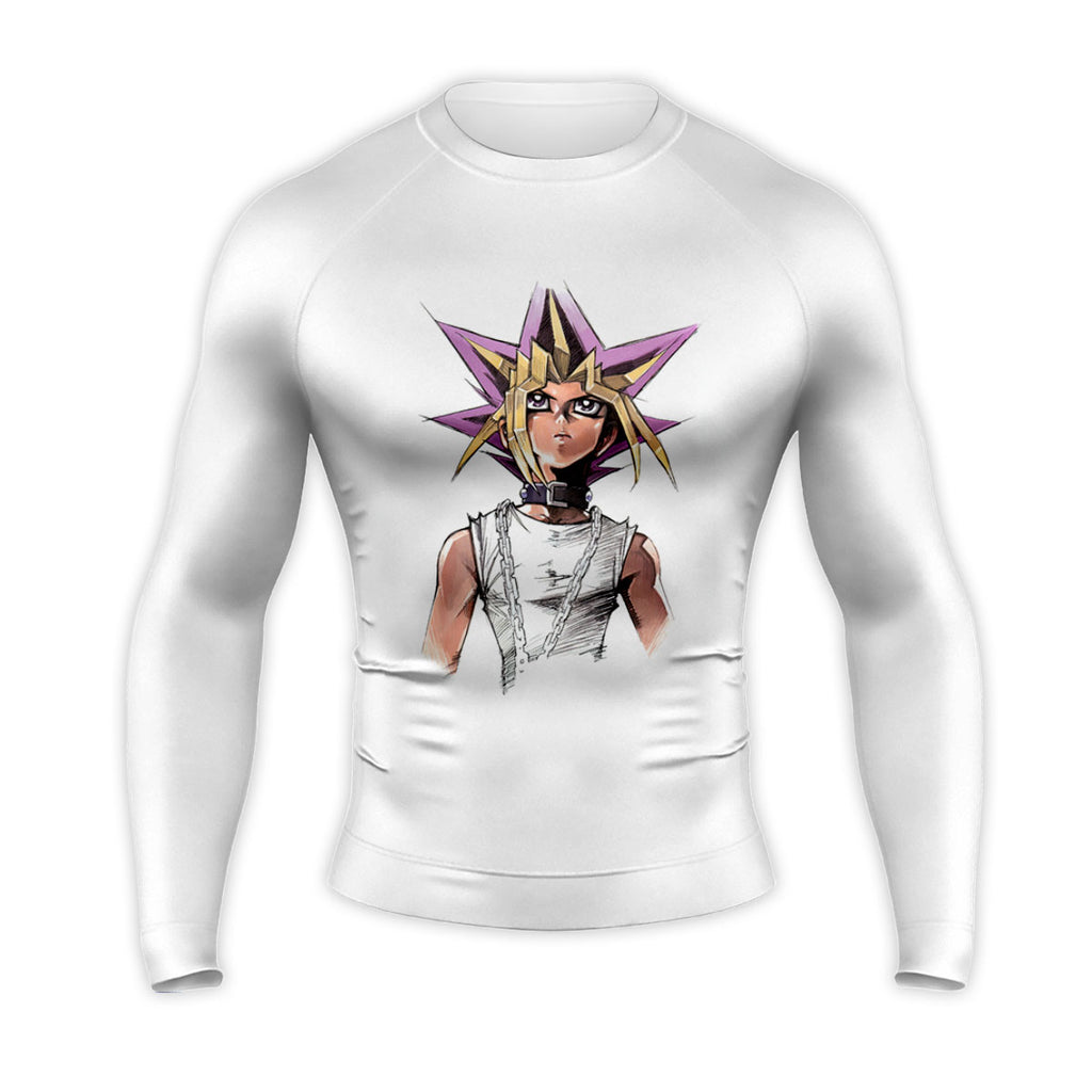 Yugioh Yugi Mutou White Portrait Illustration Anime Apparel