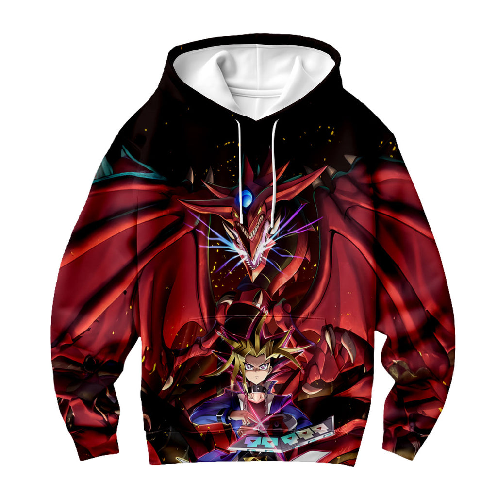 Yugioh Yugi Mutou With Powerful Slifer The Sky Dragon Anime Apparel