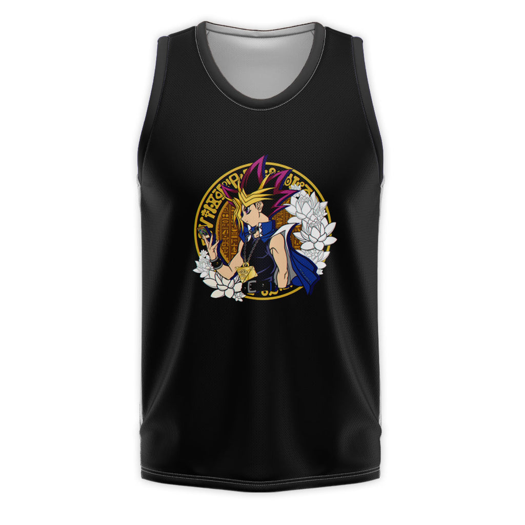 Yugioh Yugi Mutou With White Circle Emblem Anime Apparel
