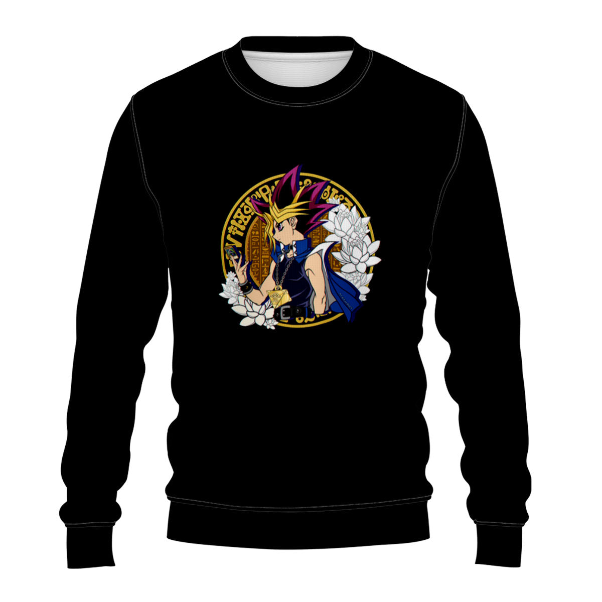 Yugioh Yugi Mutou With White Circle Emblem Anime Apparel