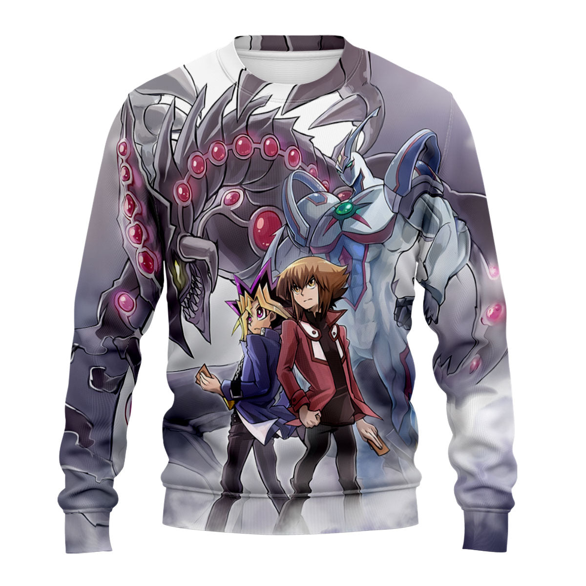 Yugioh Yugi Mutou Yusei Fudo Standing With Darkness Monster Anime Apparel