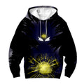 Yugioh Yugi Silhouette With Dark Yellow Magical Burst Anime Apparel